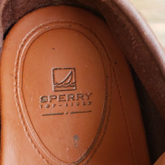 Sperry women's leather topsiders shoes, size 5.5N - Picture 8 of 8